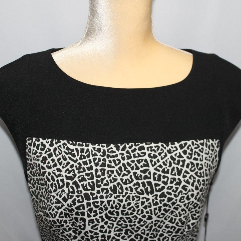 NWT Adrianna Papell Leopard Print Sleeveless Dress - Picture 4 of 13